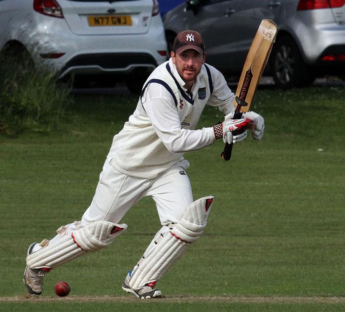 Dylan Blain scored an undefeated half century for Whitland